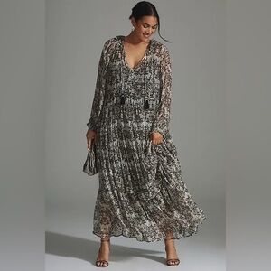 ANTHROPOLOGIE // marais chiffon maxi dress